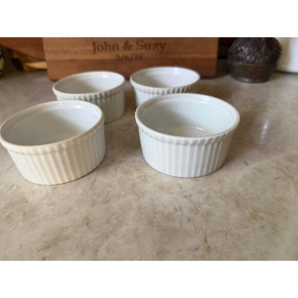 Apilco France set of 3 porcelain ramekins 3-1/4” - Picture 1 of 10